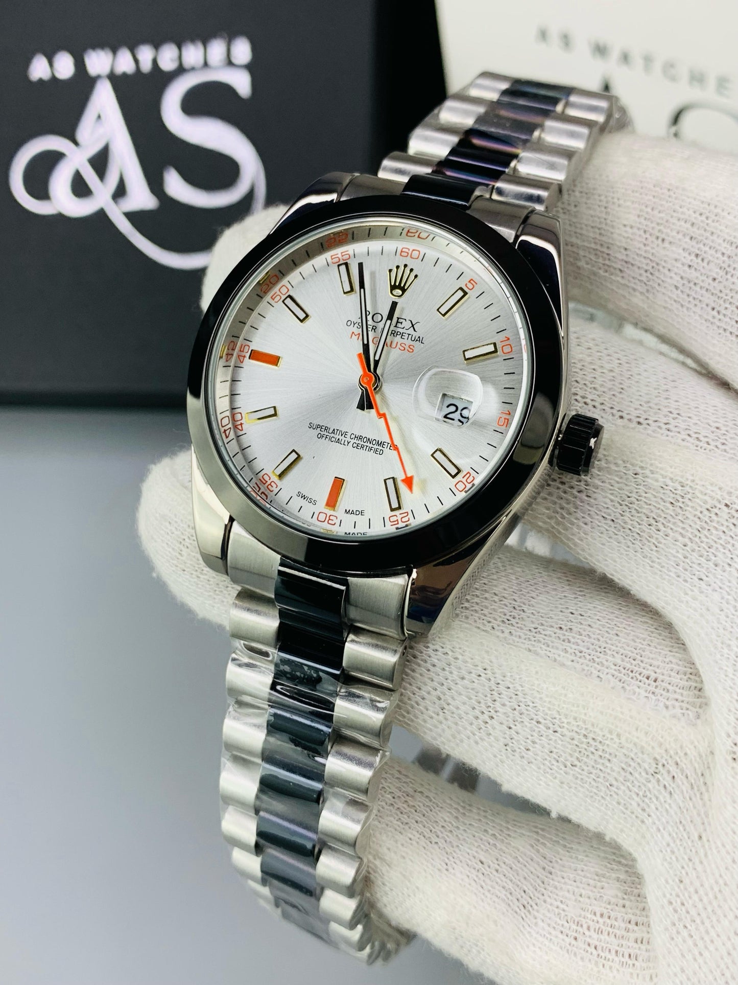 Milgauss New | Two Tone Silver