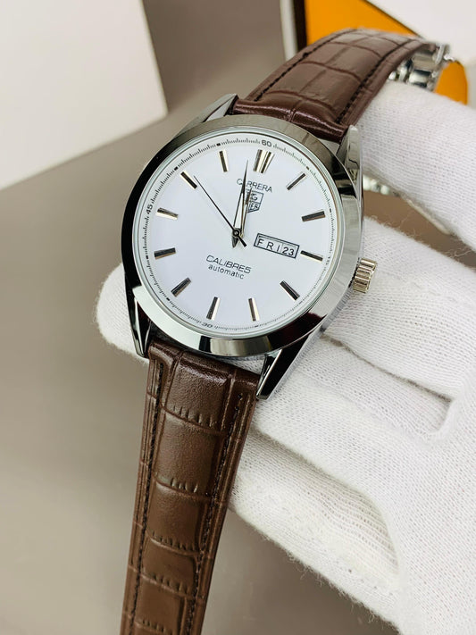 Brown Tag Model With Day & Date Adjustment | Quartz