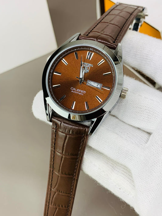 Full Brown Tag Model With Day & Date Adjustment | Quartz