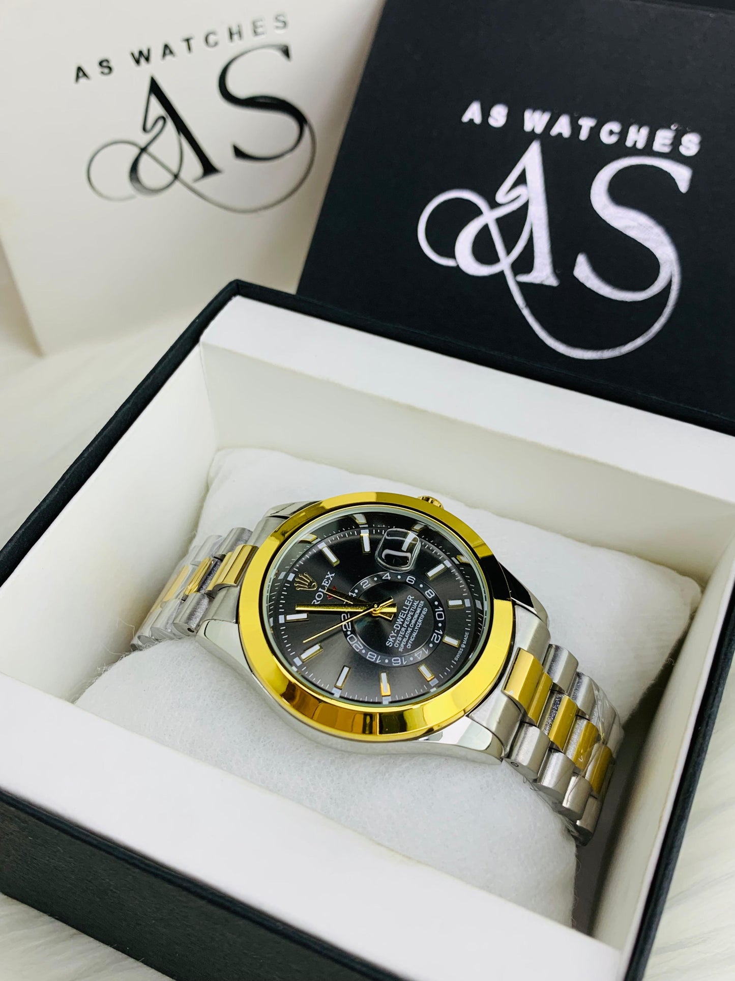 New Rlx Sky Dweller TT Black