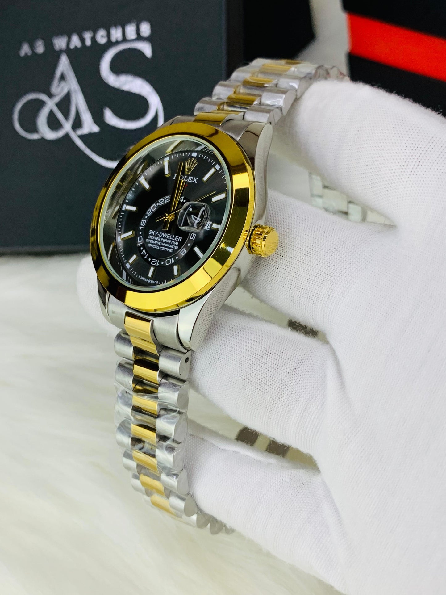 New Rlx Sky Dweller TT Black