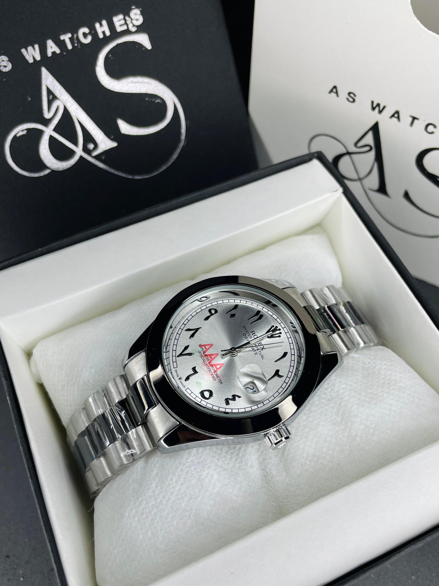 New Arabic Dial (SIlver Black)