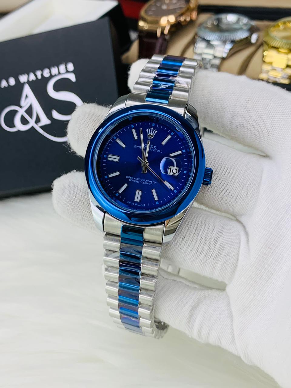 Oyster Ring Case Blue Kit (Blue)