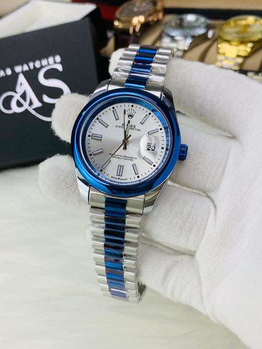 Oyster Ring Case Blue Kit (White)