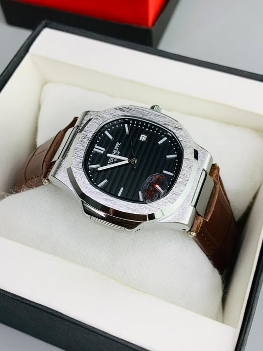 PP Leather Strap (Brown Black)