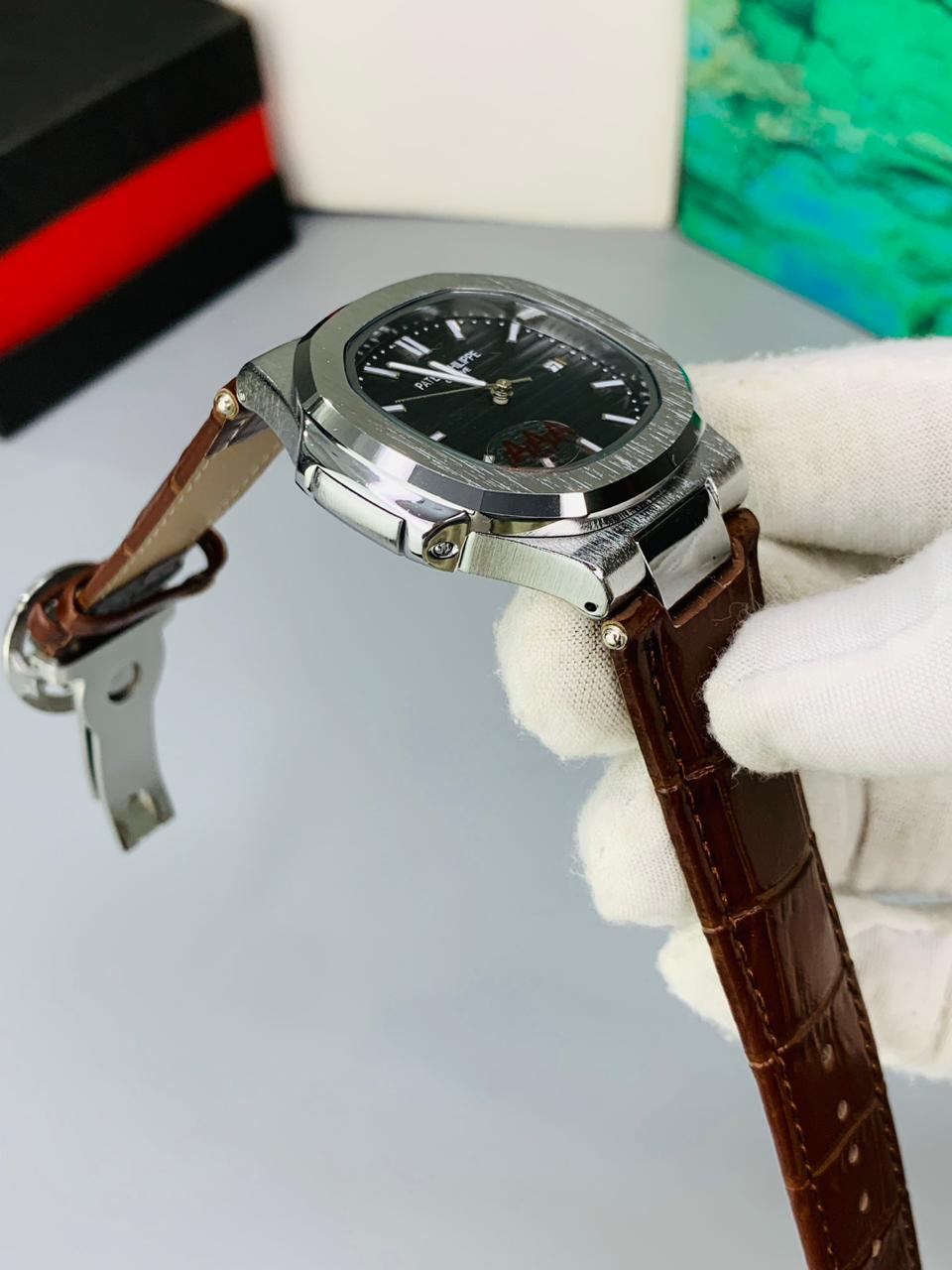 PP Leather Strap (Brown Black)