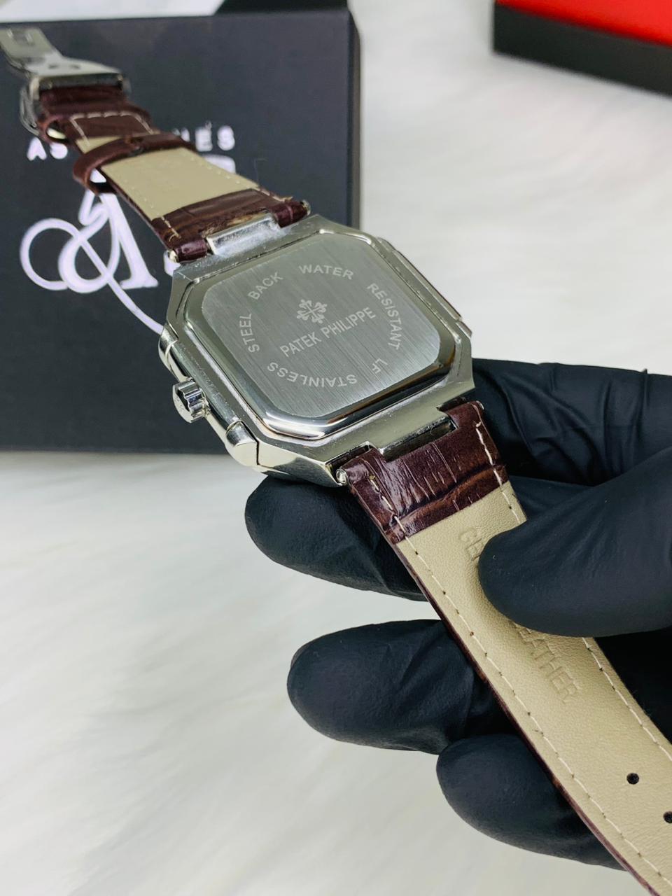 PP SQ Leather Strap (Brown)