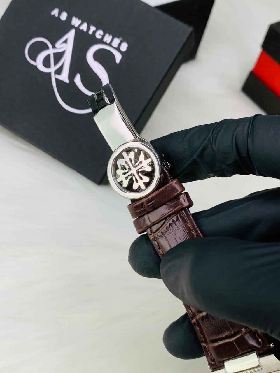 PP SQ Leather Strap (Brown)