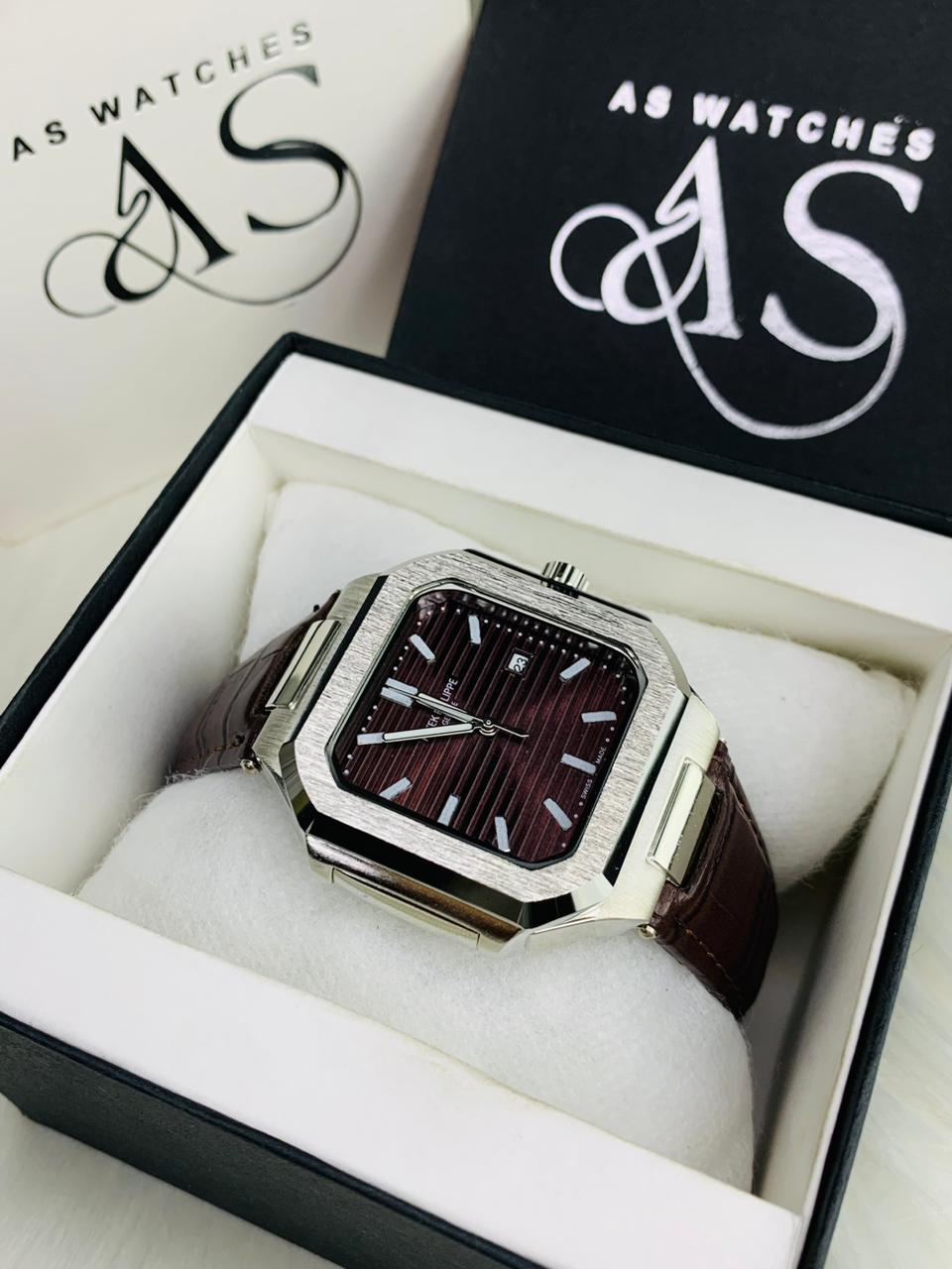 PP SQ Leather Strap (Brown)