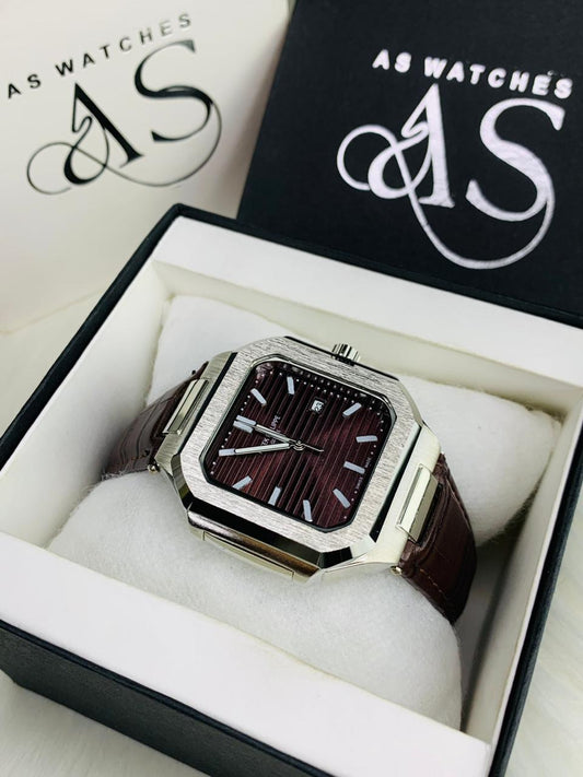 PP SQ Leather Strap (Brown)