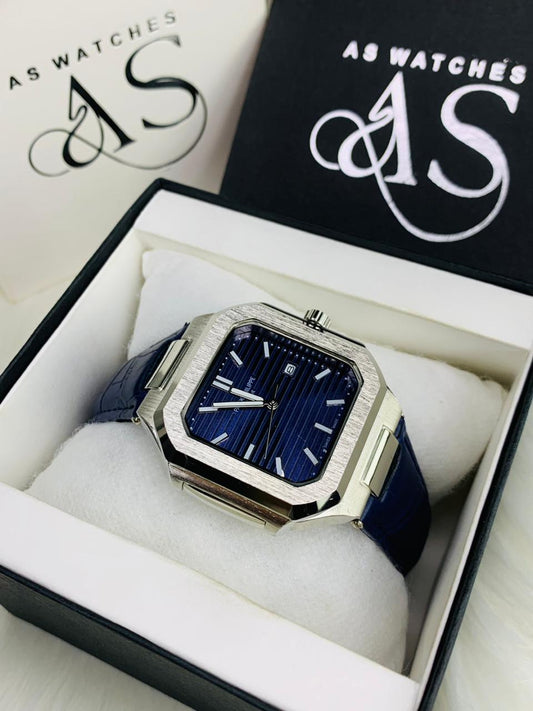 PP SQ Leather Strap (Blue)